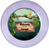 ROUND Digital Graphic Design WELCOME TO THE JUNGLE Wedding Gift First Home Sublimation Decoupage PNG SVG Country Farmhouse Home Decor Wall Art Shelf Sitter Gift Crafters Delight - JAMsCraftCloset