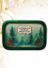 Metal Tray GREEN - CHRISTMAS IN THE HEART - CHRISTMAS IN THE AIR - HOLIDAY Wall Art Handmade Decoupaged Upcycled Metal Tray Gift - JAMsCraftCloset