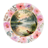 ROUND Digital Graphic Design HUNTERS AND FISHERMENS DELIGHT Lake Scene With Animals First Home Sublimation Decoupage PNG SVG Country Farmhouse Home Decor Wall Art Shelf Sitter Gift Crafters Delight - JAMsCraftCloset