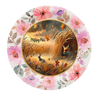 ROUND Digital Graphic Design HAPPY FALL - FOX BUNNIES and LEAVES Decor Lake Scene With Animals First Home Sublimation Decoupage PNG SVG Country Farmhouse Home Decor Wall Art Shelf Sitter Gift Crafters Delight - JAMsCraftCloset