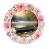 ROUND Digital Graphic Design LONELY BOAT WITH DEER AND FISH Decor Lake Scene With Animals First Home Sublimation Decoupage PNG SVG Country Farmhouse Home Decor Wall Art Shelf Sitter Gift Crafters Delight - JAMsCraftCloset