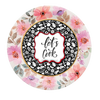ROUND Digital Graphic Design Black-White-Red - LET'S COOK - Wedding Gift KITCHEN DECOR Sublimation Decoupage PNG SVG PDF JPEG Country Farmhouse Home Decor Gift Crafters Delight - JAMsCraftCloset