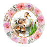 ROUND Digital Graphic Design MAMA DUCK AND BABBIES Decor Lake Scene With Animals First Home Sublimation Decoupage PNG SVG Country Farmhouse Home Decor Wall Art Shelf Sitter Gift Crafters Delight - JAMsCraftCloset