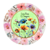ROUND Digital Graphic Design LAZY DAYS OF SUMMER Green With Dragonfly Butterfly Bee Floral Wedding Gift First Home Sublimation Decoupage PNG SVG Country Farmhouse Home Decor Wall Art Shelf Sitter Gift Crafters Delight - JAMsCraftCloset
