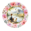 ROUND Digital Graphic Design PERFECT SUMMER DAY Little Boy and Dog Fishing First Home Sublimation Decoupage PNG SVG Country Farmhouse Home Decor Wall Art Shelf Sitter Gift Crafters Delight - JAMsCraftCloset