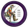 ROUND Digital Graphic Design HERE FISHY FISHY FISHY Old Fisherman First Home Sublimation Decoupage PNG SVG Country Farmhouse Home Kitchen Decor Wall Art Shelf Sitter Gift Crafters Delight - JAMsCraftCloset