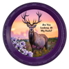 ROUND Digital Graphic Design HUNTERS ARE YOU LOOKING AT MY RACK Deer Decor Lake Scene With Animals First Home Sublimation Decoupage PNG SVG Country Farmhouse Home Decor Wall Art Shelf Sitter Gift Crafters Delight - JAMsCraftCloset