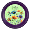 ROUND Digital Graphic Design LAZY DAYS OF SUMMER Green With Dragonfly Butterfly Bee Floral Wedding Gift First Home Sublimation Decoupage PNG SVG Country Farmhouse Home Decor Wall Art Shelf Sitter Gift Crafters Delight - JAMsCraftCloset
