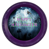ROUND DIGITAL Graphic Design HAPPY HALLOWEEN Halloween Sublimation Decoupage PNG SVG Country Farmhouse Home Decor Sign Shelf Sitter Wall Art Decor Wreath Design Gift Crafters Delight - JAMsCraftCloset