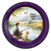 ROUND Digital Graphic Design PERFECT SUMMER DAY Little Boy and Dog Fishing First Home Sublimation Decoupage PNG SVG Country Farmhouse Home Decor Wall Art Shelf Sitter Gift Crafters Delight - JAMsCraftCloset