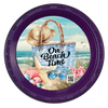 DIGITAL ROUND Graphic Design - ON BEACH TIME - Beach Coastal Decor Wedding Gift HOME DECOR Sublimation Decoupage PNG SVG PDF JPEG Wall Art Shelf Sitter Gift Crafters Delight - JAMsCraftCloset