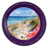 DIGITAL ROUND Graphic Design - HAPPIEST BY THE SEA - Beach Coastal Decor Wedding Gift HOME DECOR Sublimation Decoupage PNG SVG PDF JPEG Wall Art Shelf Sitter Gift Crafters Delight - JAMsCraftCloset