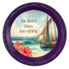 ROUND Digital Graphic Design - THE BEACH FIXES EVERYTHING - Wedding Gift HOME DECOR Sublimation Decoupage PNG SVG PDF JPEG BEACH THEME Country Farmhouse Wall Art Shelf Sitter Gift Crafters Delight - JAMsCraftCloset