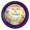 ROUND Digital Graphic Design YOU ARE SO BEAUTIFUL Wedding Gift First Home Sublimation Decoupage PNG SVG Country Farmhouse Home Decor Wall Art Shelf Sitter Gift Crafters Delight - JAMsCraftCloset