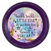 DIGITAL ROUND Graphic Design TWINKLE TWINKLE LITTLE STAR HYDRANGEAS - Sublimation Decoupage PNG SVG Country Farmhouse Home Decor KITCHEN Sign Shelf Sitter Wall Art Decor Gift Crafters Delight - JAMsCraftCloset