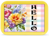 SQUARE Digital Graphic Design SPRING FLORAL - HELLO Sublimation PNG SVG Lake House Sign Farmhouse Country Home Cabin KITCHEN Wall Art Decor Wreath Design Gift Crafters Delight HAPPY CRAFTING - JAMsCraftCloset
