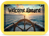 RECTANGLE SHAPED Digital Graphic Design WELCOME ABOARD Sublimation PNG SVG Lake House Sign Farmhouse Country Home Cabin BOAT CABIN CRUISER Wall Art Decor Wreath Gift Crafters Delight - JAMsCraftCloset