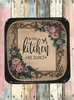 SQUARE METAL TRAY Kitchen Wall Art Shelf Sitter IN THIS KITCHEN WE DANCE Handmade Decoupage Upcycled Gift Idea - JAMsCraftCloset