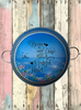Galvanized Metal Round TRAY Farmhouse Country Shelf Sitter Wall Art BEGIN EACH DAY WITH A GRATEFUL HEART Handmade Decoupaged Gift Idea &nbsp;- JAMsCraftCloset