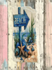 Antique West Virginia Roof Decoupaged BEACH ARROW Beach Theme Handmade Wall Art Unique Beach Lake House Gift - JAMsCraftCloset