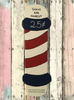 Wood Wall Art Plaque BARBER SHOP SIGN Rectangle Decoupaged Kitchen Home Decor Gift Idea Positive Saying - JAMsCraftCloset