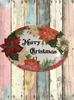 Hard Plastic OVAL TRAY Farmhouse Country Home Decor MERRY CHRISTMAS POINSETTIA Wall Art Cottage Chic Decor Kitchen Decor Victorian Christmas Holiday Decor Handmade Gift Idea &nbsp;- JAMsCraftCloset