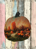 LARGE WOODEN PUMPKIN Handmade and Hand Painted Wall Art Shelf Sitter WELCOME TO OUR PATCH Decoupaged FALL Decor Gift Idea Door Decor Home Decor Unique - JAMsCraftCloset