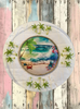 Dollar Tree CLEAR ROUND Plastic PLATE Beach Scene 3 Wall Art Design Handmade Home Decor Gift Idea Crafters Delight {{ JAMsCraftCloset }}