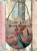 Galvanized Metal TULIP Positive Saying Sign Decoupaged Farmhouse Country Wall Art Home Decor Handmade Gift Idea - JAMsCraftCloset