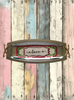 TRAY SILVER METAL With GOLD Handles Mid-Century Modern Rectangle Decoupaged Hand Painted Upcycled Repurposed Wall Art or Shelf Sitter &nbsp;LOVE Home Decor Gift - JAMsCraftCloset