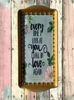 TRAY GOLD and WHITE PLAID Plastic Rectangle Decoupaged Upcycled EVERY TIME I LOOK AT YOU I FALL IN LOVE AGAIN Wall Art Shelf Sitter Home Decor Gift - JAMsCraftCloset