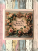 Wood Wall Art Plaque YOU BELONG HERE RIGHT BESIDE ME Square Decoupaged Home Decor Gift Idea Positive Saying Wedding Gift - JAMsCraftCloset