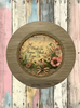 Plastic Light Brown Wood Grain CHARGER PLATE Farmhouse Country Wall Art I WANT TO KNOW WHAT LOVE IS Handmade Valentine's Day Gift Idea - JAMsCraftCloset