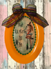 Hard Plastic OVAL TRAY Orange Farmhouse Country Home Decor THE WITCH IS IN Halloween Decor Wall Art Cottage Chic Decor Kitchen Decor Victorian Holiday Decor Handmade Gift Idea &nbsp;- JAMsCraftCloset