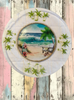 Dollar Tree CLEAR ROUND Plastic PLATE Beach Scene 2 Wall Art Design Handmade Home Decor Gift Idea Crafters Delight {{ JAMsCraftCloset }}