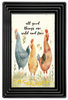 RECTANGLE SHAPED Digital Graphic Design HENS - WILD AND FREE - PNG SVG Lake House Sign Farmhouse Country Home Cabin Wall Art Shelf Sitter Decor Chef Gift Crafters Delight - JAMsCraftCloset