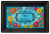 RECTANGLE SHAPED Digital Graphic Design VIBRANT FLORAL - BLOOM WITH KINDNESS - PNG SVG Store or Shop Sign Farmhouse Country Home Cabin Wall Art Decor Gift Crafters Delight HAPPY CRAFTING {{ JAMsCraftCloset }}
