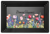 RECTANGLE SHAPED Digital Graphic Design BLOOMING HAPPINESS - TULIPS and BLUE LUPINE - PNG SVG Lake House Sign Farmhouse &nbsp;Country Home Cabin KITCHEN Wall Art Decor Wreath Design Gift Crafters Delight HAPPY CRAFTING - JAMsCraftCloset