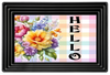 SQUARE Digital Graphic Design SPRING FLORAL - HELLO Sublimation PNG SVG Lake House Sign Farmhouse Country Home Cabin KITCHEN Wall Art Decor Wreath Design Gift Crafters Delight HAPPY CRAFTING - JAMsCraftCloset