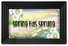 RECTANGLE SHAPED Digital Graphic Design SPRING HAS SPRUNG Sublimation PNG SVG Lake House Sign Farmhouse Country Home Cabin Bedroom Wall Art Decor Gift Crafters Delight