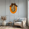 Hard Plastic OVAL TRAY Orange Farmhouse Country Home Decor THE WITCH IS IN Halloween Decor Wall Art Cottage Chic Decor Kitchen Decor Victorian Holiday Decor Handmade Gift Idea &nbsp;- JAMsCraftCloset