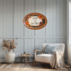 Hard Plastic OVAL TRAY Farmhouse Country Home Decor GATHER AND GIVE THANKS Wall Art Cottage Chic Kitchen Decor Bar Decor Victorian Decor Handmade Gift Idea &nbsp;- JAMsCraftCloset