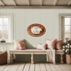 Hard Plastic OVAL TRAY Farmhouse Country Home Decor GATHER AND GIVE THANKS Wall Art Cottage Chic Kitchen Decor Bar Decor Victorian Decor Handmade Gift Idea &nbsp;- JAMsCraftCloset