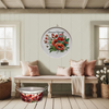 Galvanized Metal Round Bucket-Pail Farmhouse Country Wall Art or Shelf Sitter BLOOMING HAPPINESS- POPPIES Handmade Gift Idea &nbsp;- JAMsCraftCloset