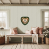 Valentine Heart-Shaped Green Tin Wall Art Handmade Hand Painted Love Saying - YOU ARE STILL THE ONE Holiday Decoration LOVE Gift Idea Crafters Delight - JAMsCraftCloset
