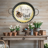 Galvanized Metal Round TRAY Farmhouse Country Shelf Sitter Wall Art ALWAYS BE KIND BEE DECOR Handmade Gift Idea &nbsp;- JAMsCraftCloset