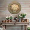 Plastic Light Brown Wood Grain CHARGER PLATE Farmhouse Country Wall Art YOU ARE SO BEAUTIFUL Handmade Valentine's Day Gift Idea - JAMsCraftCloset