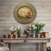 Plastic Light Brown Wood Grain CHARGER PLATE Farmhouse Country Wall Art I WANT TO KNOW WHAT LOVE IS Handmade Valentine's Day Gift Idea - JAMsCraftCloset