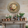 Plastic Light Brown Wood Grain CHARGER PLATE Farmhouse Country Wall Art ALL OF ME LOVES ALL OF YOU Handmade Valentine's Day Gift Idea - JAMsCraftCloset