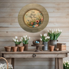 Plastic Light Brown Wood Grain CHARGER PLATE Farmhouse Country Wall Art I'LL STAND BY YOU Handmade Valentine's Day Gift Idea - JAMsCraftCloset